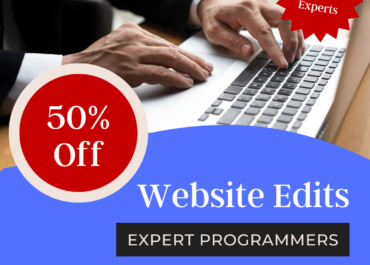 Unlock Your Website's Potential with 50% Off Website Edits!